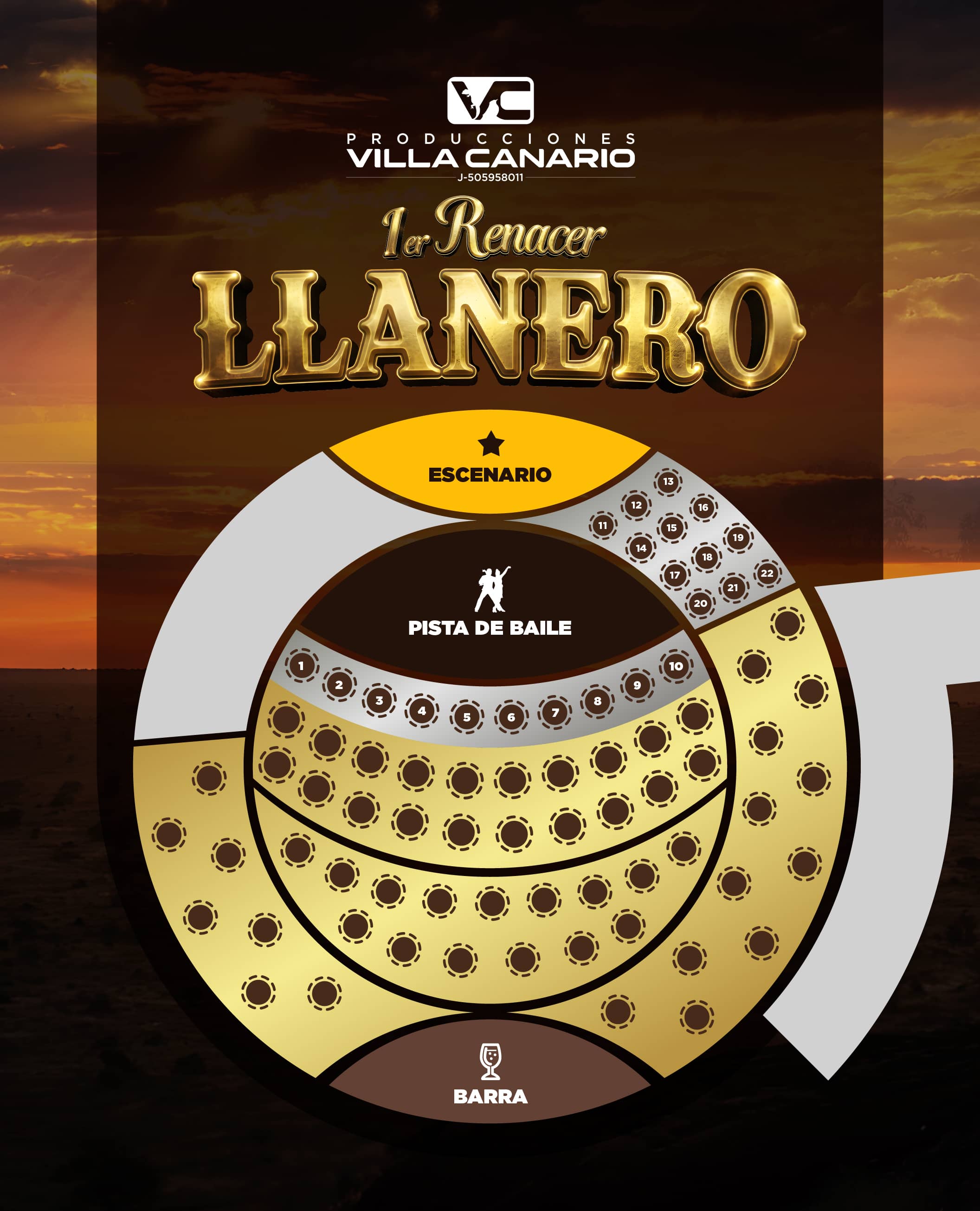 Mapa de Mesas Renacer Llanero